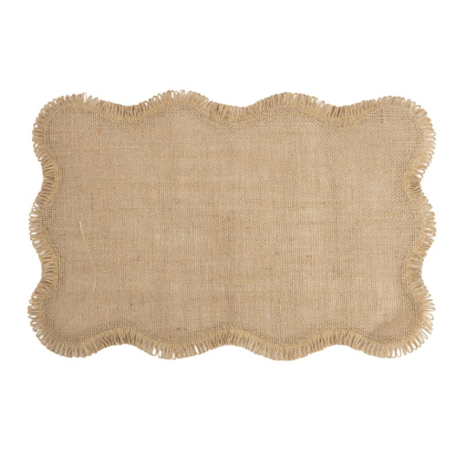 INDIVIDUAL 30X45CM YUTE ONDAS NATURAL