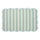 INDIVIDUAL 45X30CM ONDAS VERDE AGUA