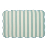 INDIVIDUAL 45X30CM ONDAS VERDE AGUA