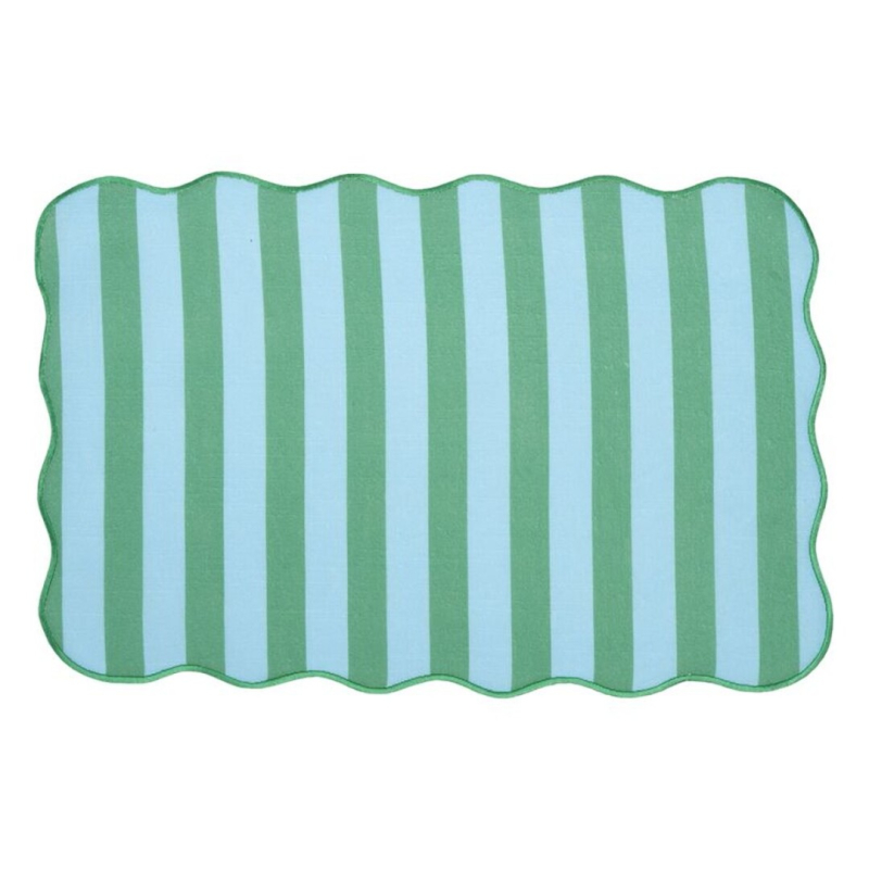 INDIVIDUAL 45X30CM ONDAS RAYAS BICOLOR