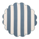 INDIVIDUAL 38CM ONDAS RAYAS AZUL