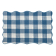 INDIVIDUAL 45X30CM ONDAS VICHY AZUL