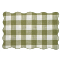 INDIVIDUAL 45X30CM ONDAS VICHY VERDE