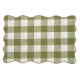 INDIVIDUAL 45X30CM ONDAS VICHY VERDE