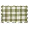 INDIVIDUAL 45X30CM ONDAS VICHY VERDE