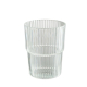 VASO 450ML ACRIL RAYAS TRANSP