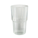 VASO 550ML ACRIL RAYAS TRANSP
