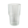 VASO 550ML ACRIL RAYAS TRANSP