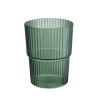 VASO 450ML ACRIL RAYAS VERDE
