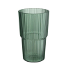 VASO 550ML ACRIL RAYAS VERDE