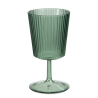 COPA 350ML ACRIL RAYAS VERDE