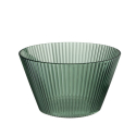 BOL 14CM ACRIL RAYAS VERDE
