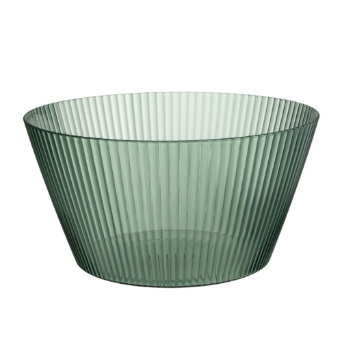 ENSALADERA 22,5CM ACRIL RAYAS VERDE