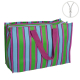 BOLSO PLASTICO RECICLADO RAYAS