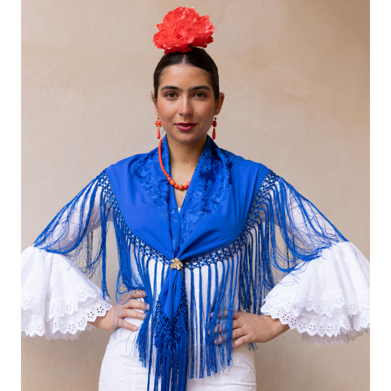 MANTON AZULINA PAVO REAL