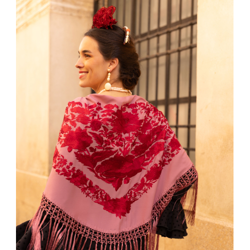 MANTON ROSA PALO CLAVEL