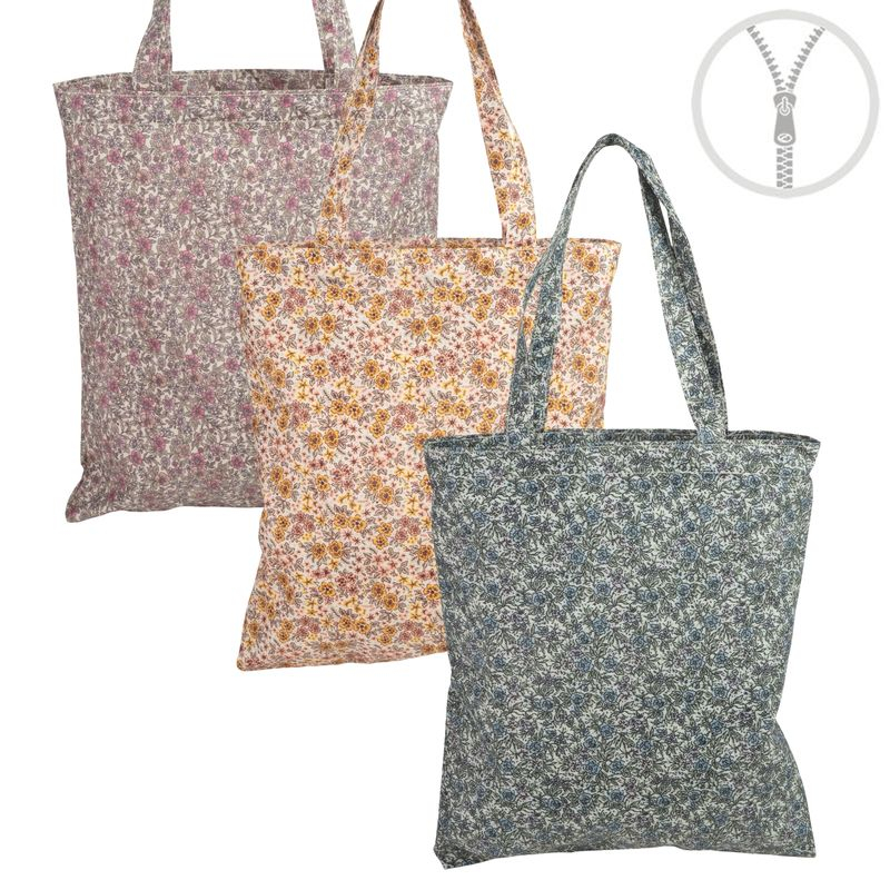 BOLSA SHOP WATERPROOF FLORES