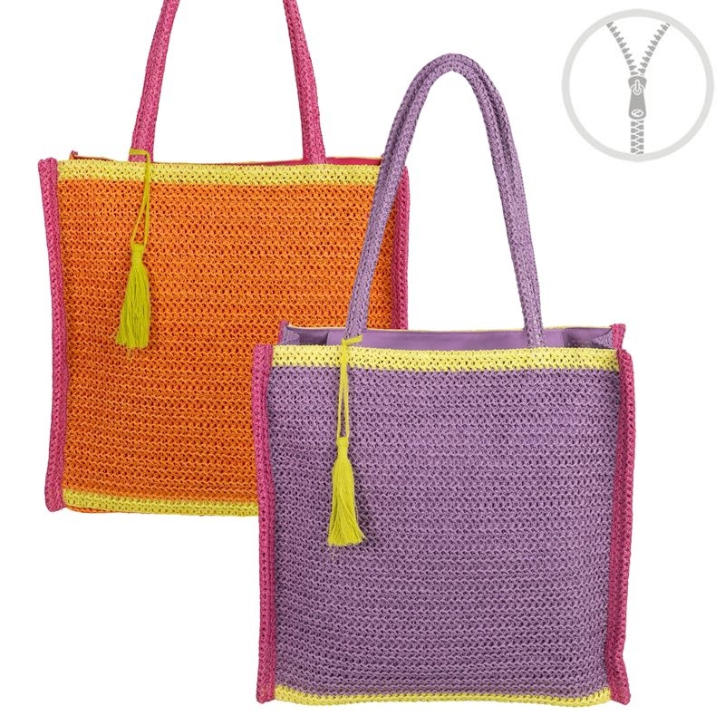 BOLSO TRICOLOR FLUOR