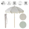 SOMBRILLA 220 CM RAYAS UV50