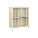 APARADOR BEIGE METAL 85X37X100 CM