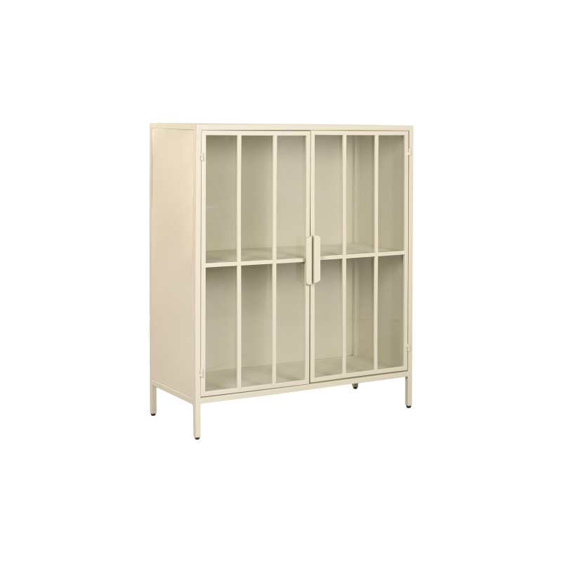 APARADOR BEIGE METAL 85X37X100 CM