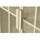 APARADOR BEIGE METAL 85X37X100 CM