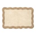 ALFOM BAÑO 40X60CM ONDAS NATURAL BORDE BEIGE