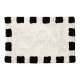 ALFOM BAÑO 40X60CM ONDAS NATURAL BORDE BEIGE