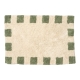 ALFOM BAÑO 40X60CM ONDAS NATURAL CUADROS NEGROS