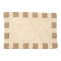 ALFOM BAÑO 40X60CM ONDAS NATURAL CUADROS TOPO