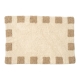 ALFOM BAÑO 40X60CM ONDAS NATURAL CUADROS VERDES