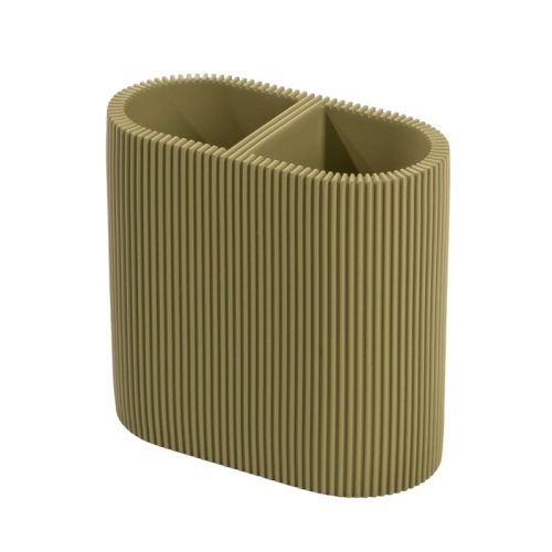 VASO RESINA RAYAS BEIGE
