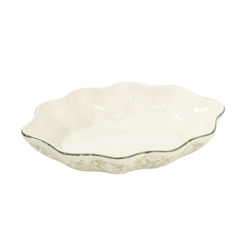 VASO ONDAS FLORES VERDE