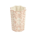VASO ONDAS FLORES BURGUNDY
