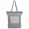 BOLSA AZUL VICHY ALGODON