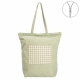 BOLSA NATURAL FLORES ALGODON