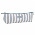 ESTUCHE AZUL RAYAS POLIPIEL