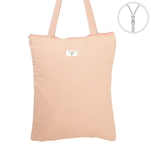 BOLSA SHOP/GYM VICHY PEACH