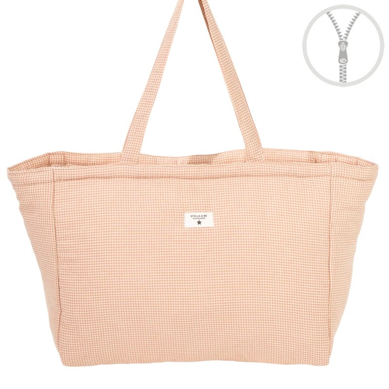 BOLSA SHOP/GYM VICHY PEACH