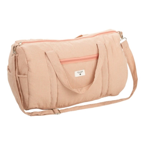 BOLSA VIAJE VICHY PEACH