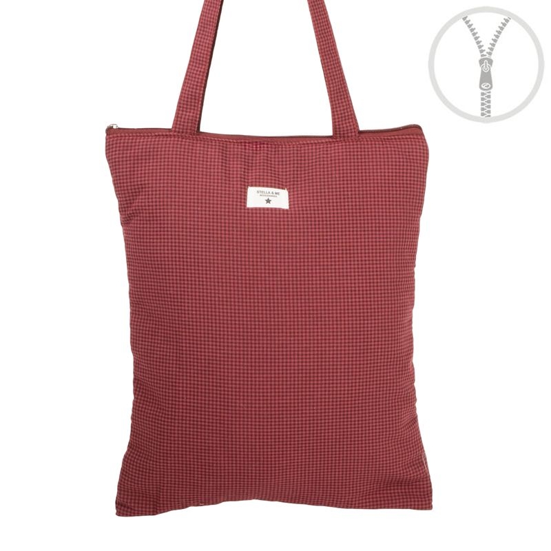 BOLSA SHOP/GYM VICHY PEACH