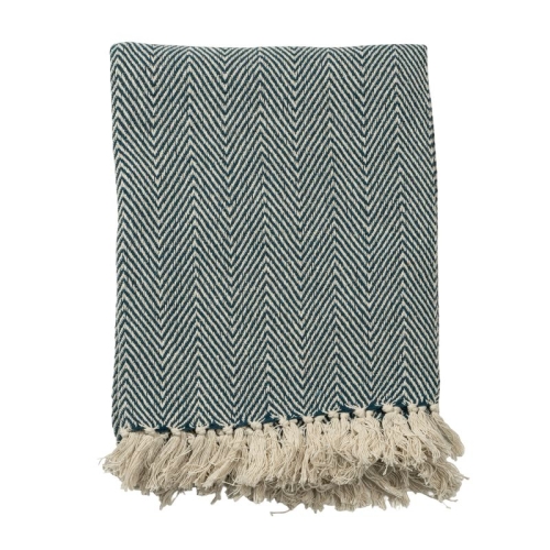 PLAID BLOSSOM VERDE ALGODON 130X170CM