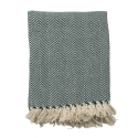 PLAID BLOSSOM VERDE ALGODON 130X170CM