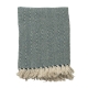PLAID NATURAL RAYAS ALGODON 130X170CM