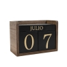 CALENDARIO MADERA