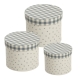 JUEGO 3 CAJAS CORINTO FLORES